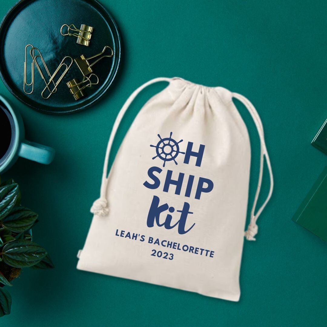 Oh Ship Kit Bags Travel Kit Bags Bachelorette Kit Bags Etsy