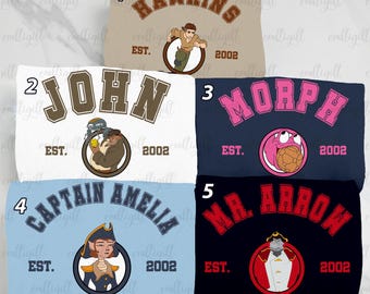 Vintage Treasure Planet Characters Shirt, Disney Treasure Planet Family Shirt, Disneyland Hawkins John Morph Amelia, Epcot Friend Trip Shirt