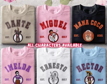 Pixars Coco Family Matching Shirt, Disney Coco Miguel Shirt, Mexico Fiesta Epcot Shirt, Coco California Adventure, Coco Dante Miguel Hector