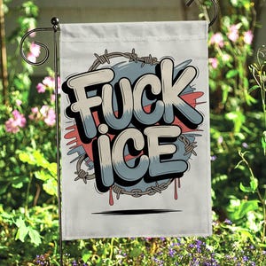 Fck ICE No One Is Illegal Protest Flag, Abolish ICE Pro Immigrants Rights Sign, Progressive Politics Flag, Equal Human Rights-vlag, FGB797