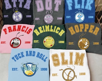 Disney Bug's Life Matching Shirt, Bugs Life Pixars 1998 Shirt, Flik Atta Dot Hopper, Disneyland Family Adventure Shirt, Animal Kingdom Shirt