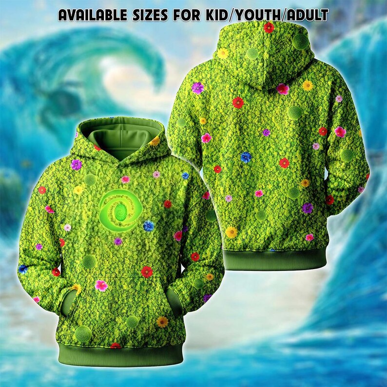 Disney Te Fiti Moana 3D Costume Shirt, Moana Family Matching Te Fiti Shirt, Ocean Island Nature Costume Tee, WDW Family Vacation Trip Shirt image 2