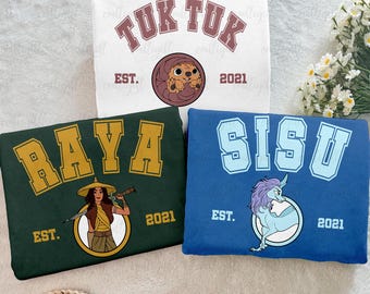 Disney Raya And The Last Dragon Shirt, Princess Raya Last Dragon Characters Shirt, Raya Tuk Tuk Sisu Shirt, Magic Kingdom Girl Birthday Gift