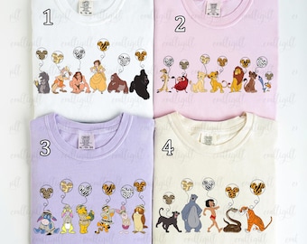Disney Wildlife Safari Balloon Shirt, Tarzan Legend Safari Mode Shirt, Jungle Adventure Group Shirt, Disneyland Family Birthday Gift, NVA592