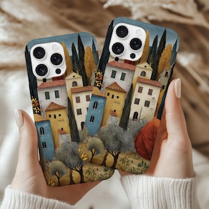 Retro Countryside Autumn Phone Case, Natural Inspired Cosy Aesthetic Case, Fall Cottagecore Cover For Phone, Gift For Girlfriend, MYI226