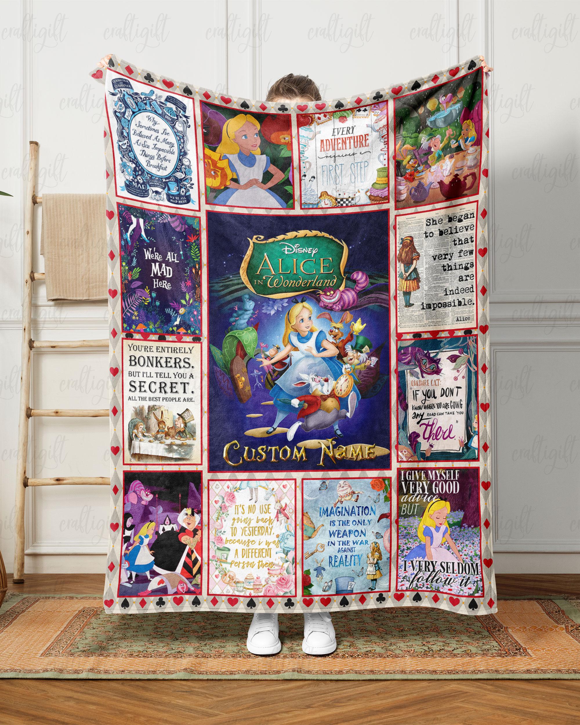 Alice in Wonderland Crib Bedding