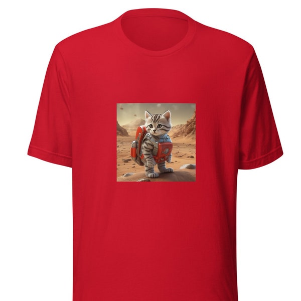 Space Cat Shirt Etsy