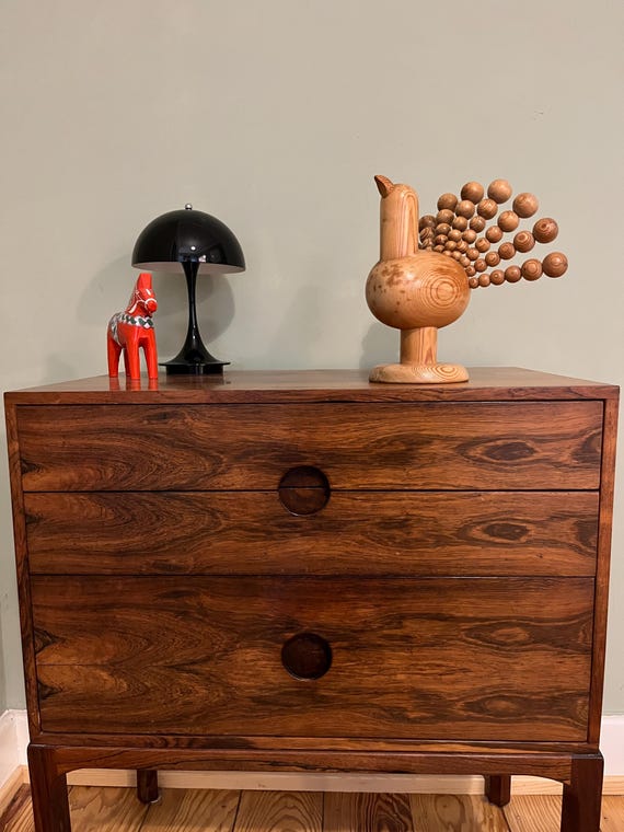 Vintage Aarikka Wooden Peacock Birdscandinavian Design Bird