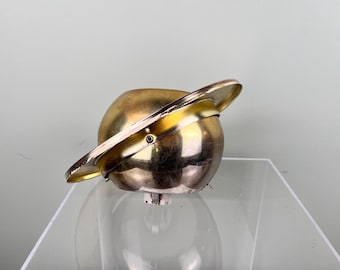 TEKA ball lamp in brass, ball lamp, spots Mid-Century ceiling lamp, brass lamp, ceiling spotlight, wall lamp 23 cm Space Age lamp