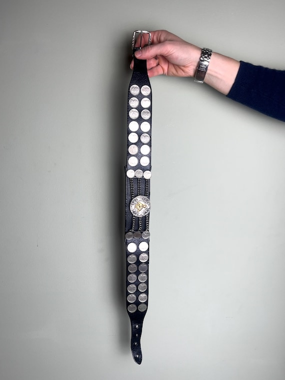 Vintage Coin Belt – Gaucho Belt From Argentina, 1960s  display picture 1