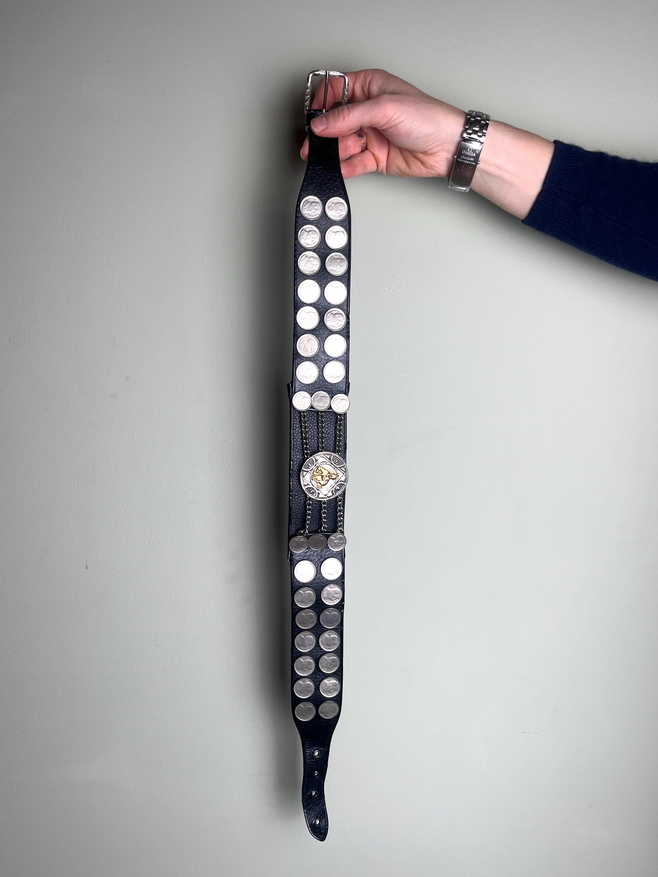 小物 archive 90s00s tete homme studscoin belt Vintage Coin Belt – Gaucho Belt From Argentina, 1960s | Handmade