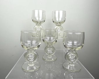 Peill & Putzler Portobello Wine Glasses – Mouth-blown design classics of the 1970s | Vintage crystal glass | Mid-Century Modern
