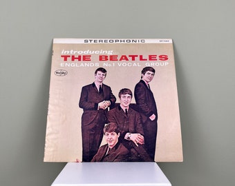 Vintage Introducing the Beatles LP Record Album, VJ Brackets