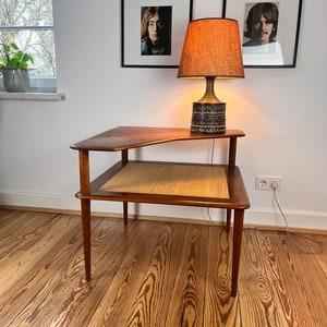 Vintage Danish side table Minerva by Peter Hvidt and Orla Molgaard Nielsen for France & Søn, 1960, model FD 519 coffee table teak