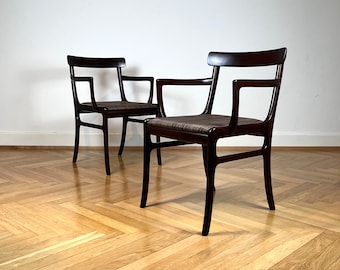 Esszimmerstuhl von Ole Wanscher für Poul Jeppesen, 60er Mahagoni Model "Rungstedlund" Stuhl  I  danish Chair