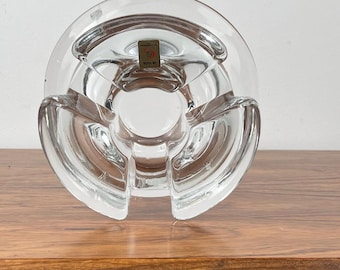 Vintage La Vida Glas Stövchen für Teelichter  | Handarbeit Vintage 70er Glas mid century West Germany   I   Teelicht  I   Teewärmer