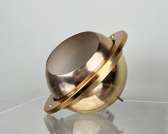 TEKA ball lamp in brass, ball lamp, spots Mid-Century ceiling lamp, brass lamp, ceiling spotlight, wall lamp 19 cm Space Age lamp