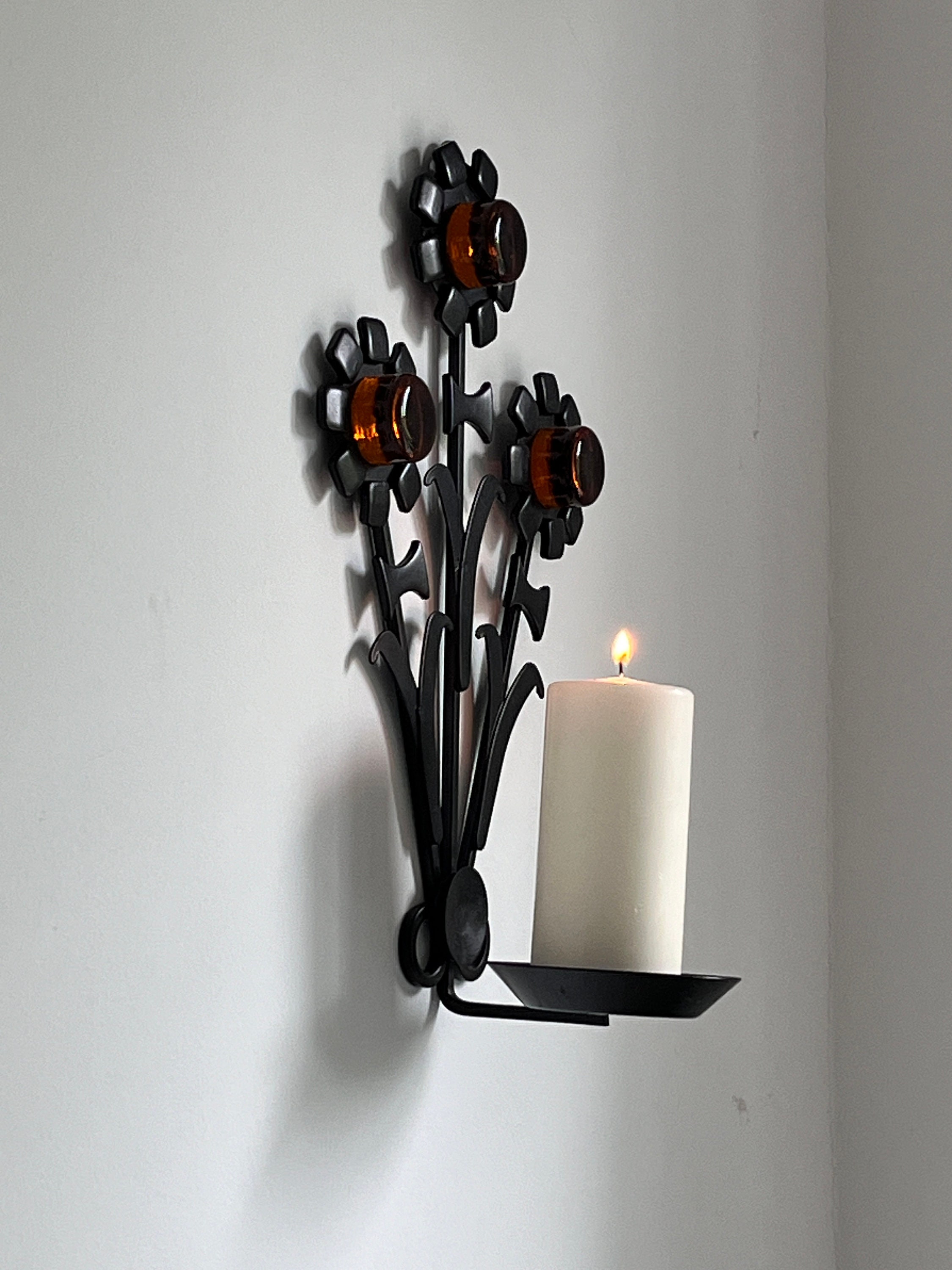 Candle Holder by Dantoft I Vintage Mid Century Modern Wall