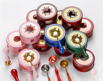 Fondoir à cire, Outil de scellement de cire, Poêle de scellement de cire, Réchauffeur de cire, Poêle de four de fusion de cire, Poêle de cire à cacheter rétro, Outil pour chauffer la cire