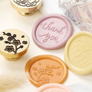 Hochzeitsserie | Siegelstempel | geprägter Kupferkopf | Metallstempel | Personalisierter Stempel | Für Karten, Umschläge, Hochzeitseinladungen