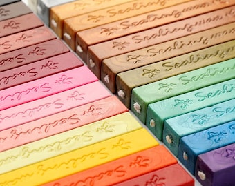 26 Colors Stamp Seal Wax Sticks - Invitation Seal Wax Sticks - 1 Stick for 7-8 Seals Sealing Wax Sticks with Wick