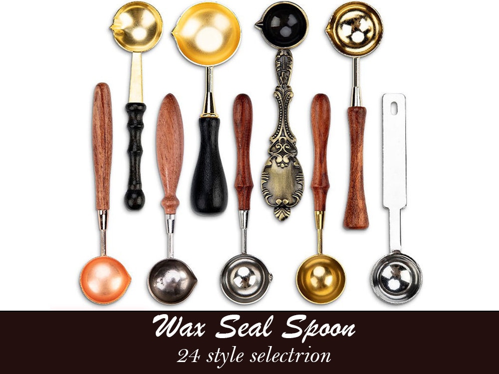 Wax Seal Pink Melting Spoon Wax Seal Kit, Wax Seal Spoon, Wax Seal  Accessories 