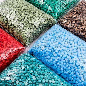 500g / Bag Big Pack Colorful Sealing Seal Stamp Wax Beads Kit Wax Beads, Sealing Wax Tool, Wax Beads，Wax Melts，Wax Seal Beads