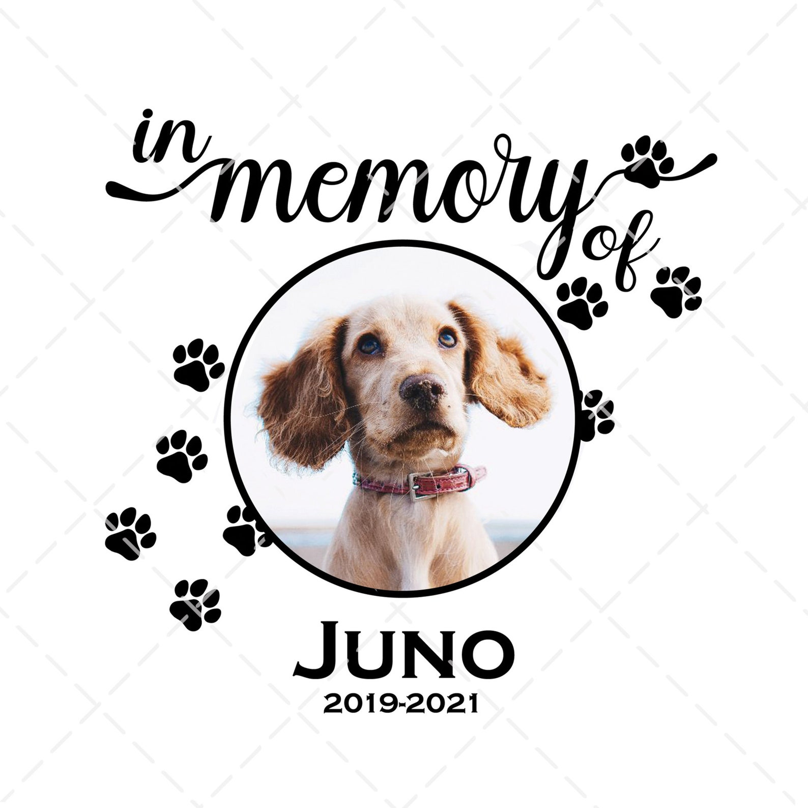 In Memory of Dogs Svg in Loving Memory Svg Pet Dog Memorial Etsy UK