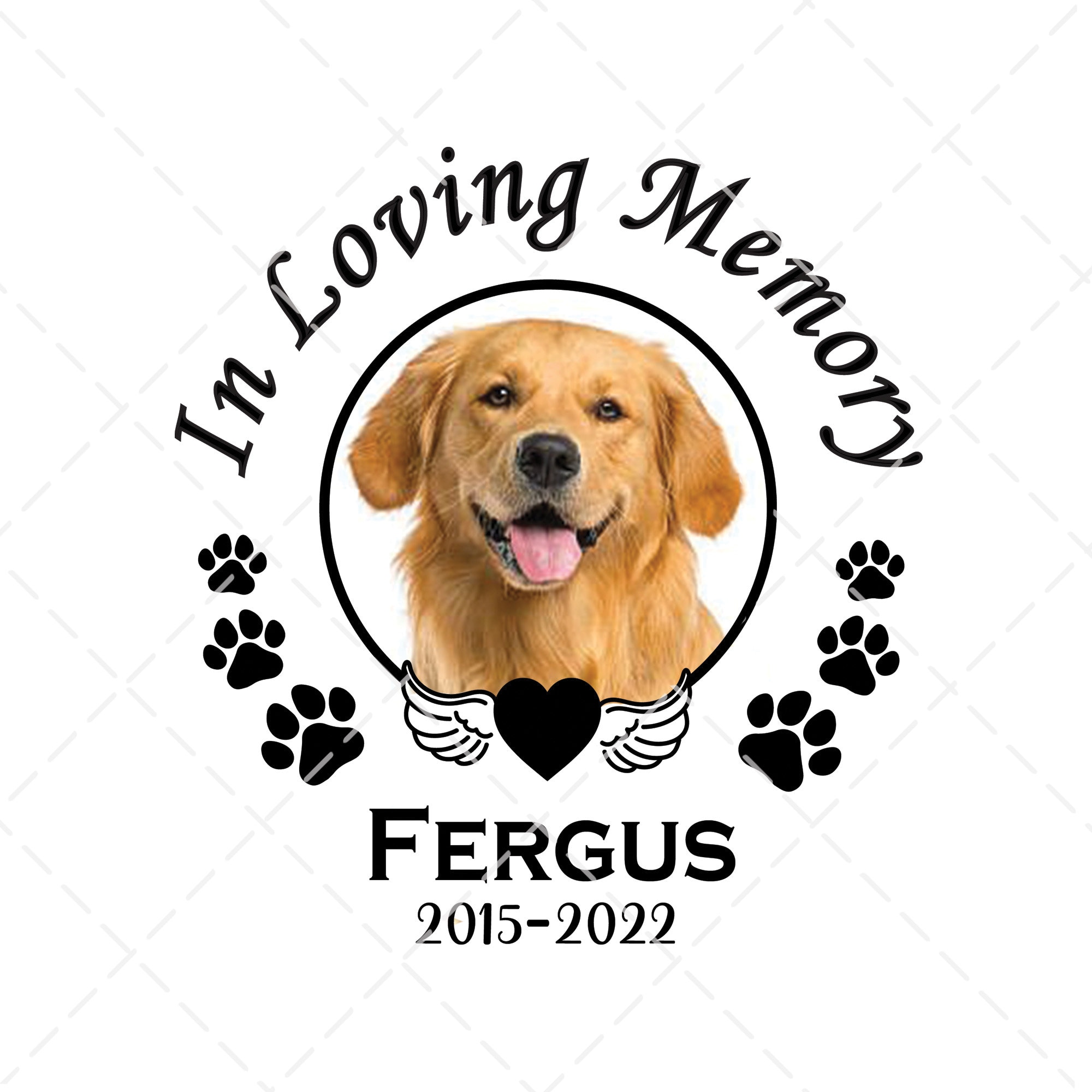 In Memory of Dogs Svg in Loving Memory Svg Pet Dog Memorial Etsy Canada