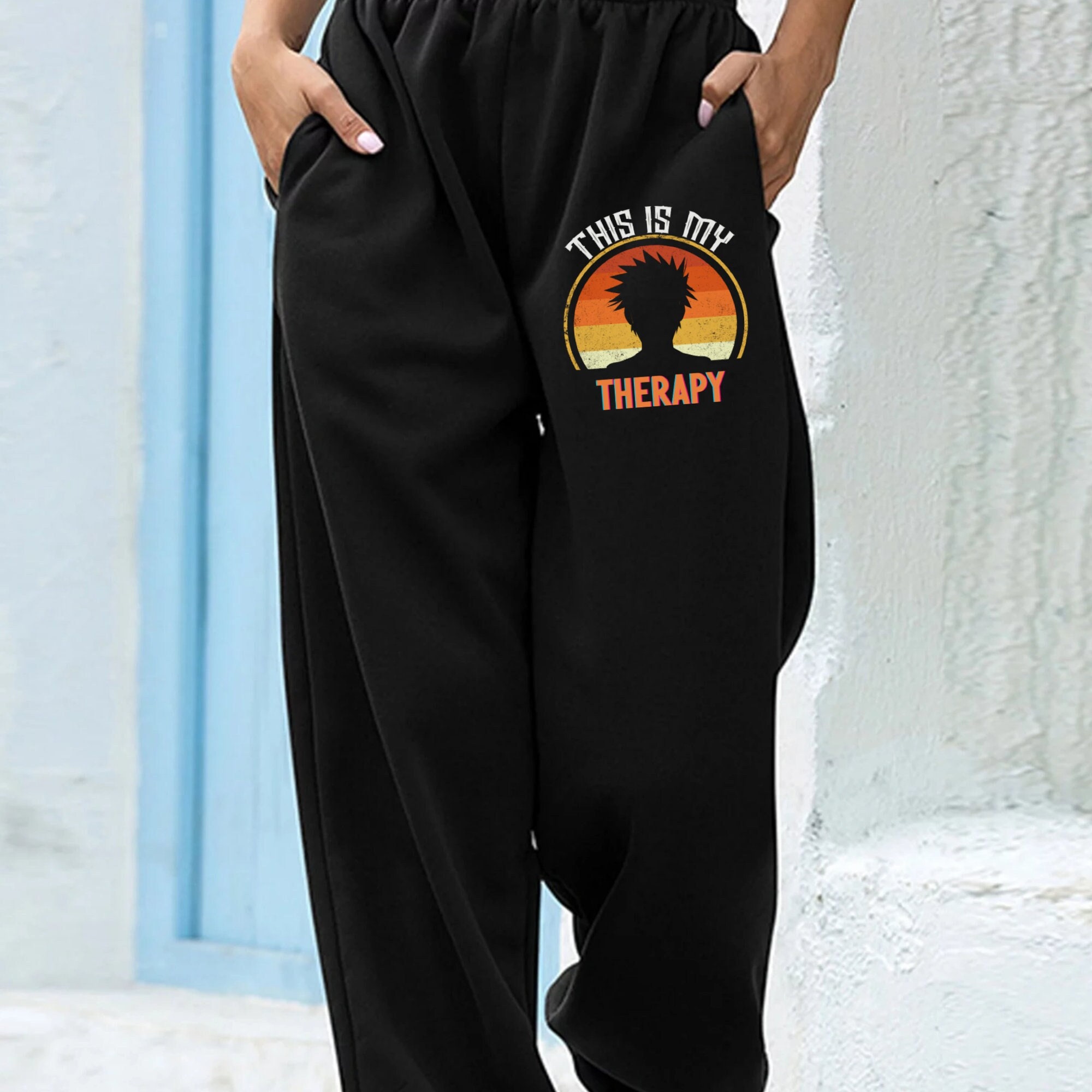 Anime Sweatpants - Etsy