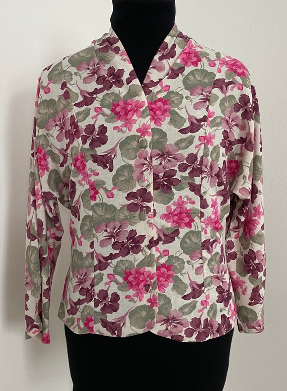 Vintage Laura Ashley blouse, size M/L - image 2