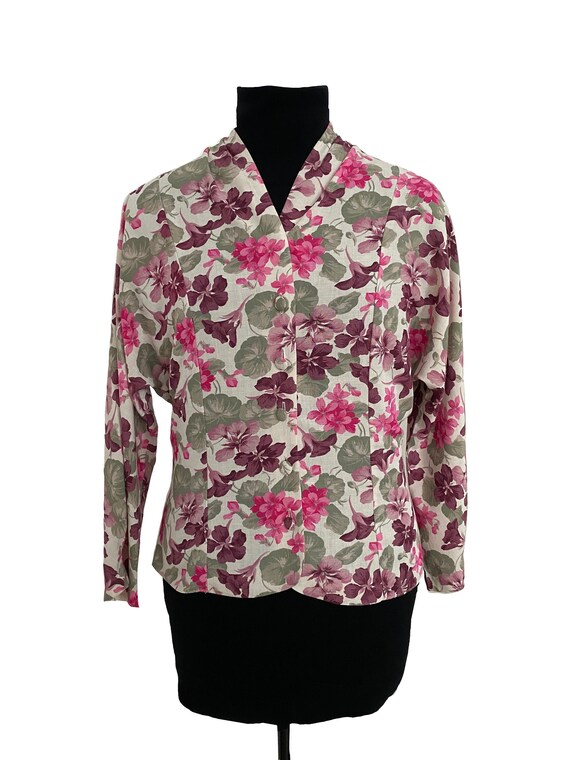 Vintage Laura Ashley blouse, size M/L - image 1