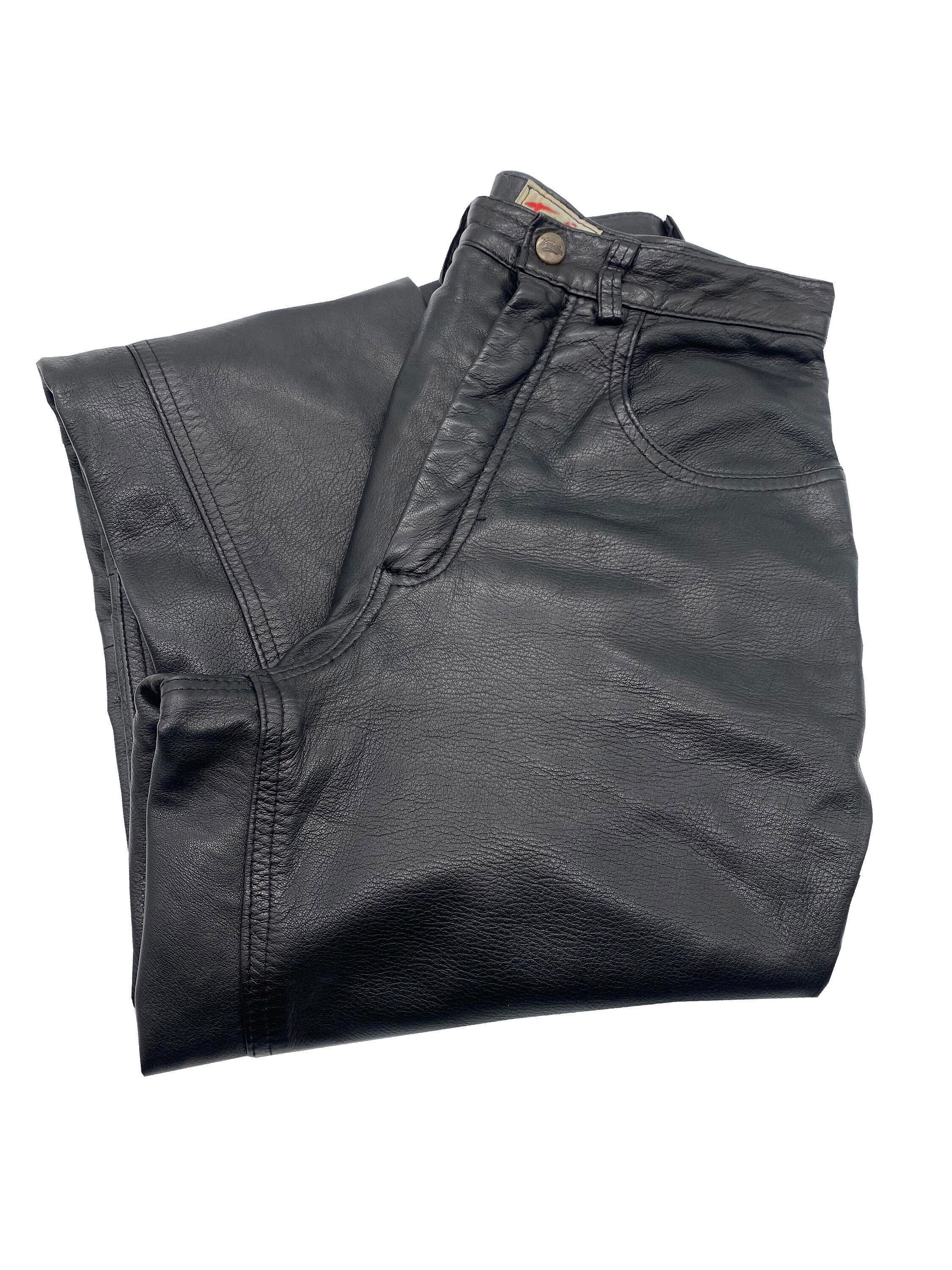 80s leather pants - Etsy.de 