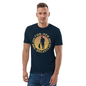 Father son partner look - two men a dream team unisex organic cotton T-shirt