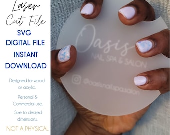 DIGITAL FILE | Nailfie |Laser Cutting | Nail Technicians | Manicures| Promotion Business| DIY Nail Art | Salon Decor | Salon Marketing | Pic