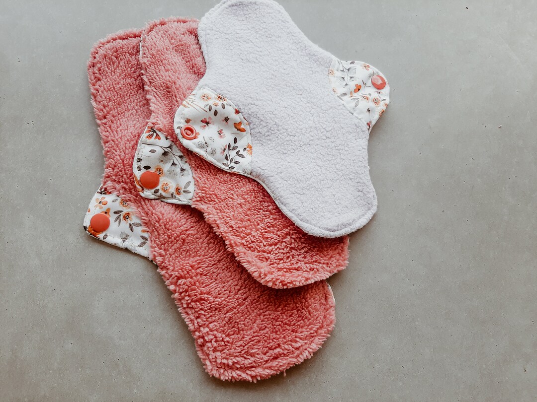 Cloth Pad Pattern Menstruation Pad 3 Sizes Bundle Period Pad Night