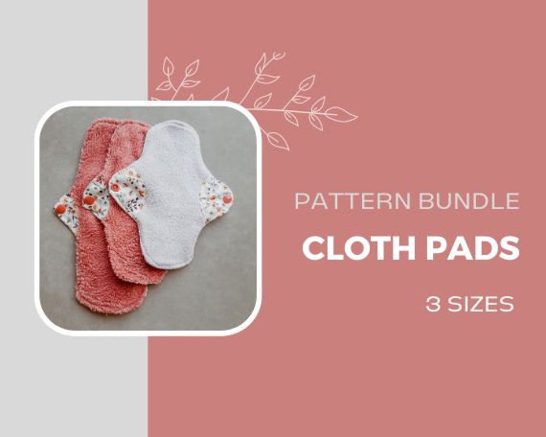 Cloth Pad Pattern Menstruation Pad 3 Sizes Bundle Period Pad Night