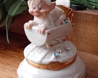 Ultra Rare Vintage (1995) Lenox Disney Porcelain Spice Jars Set of