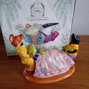 The Wind in the Willows collectable figure. &quot;No Amountvof Shaking&quot;- New in box.- Royal Doulton