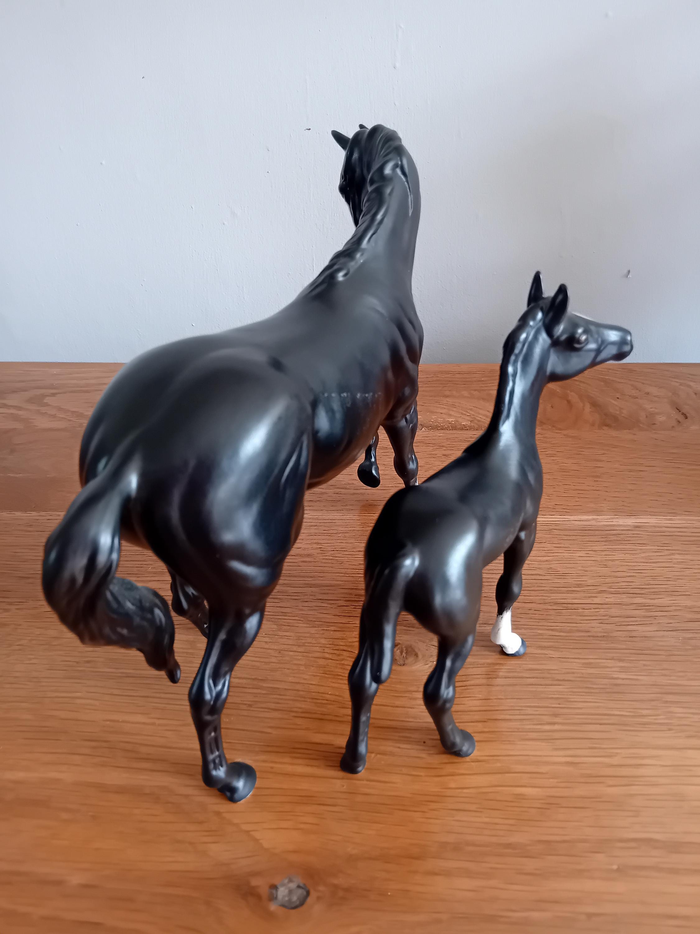 Beswick Horse - Vintage Black Beauty Mare and Foal Rare. - Etsy Canada