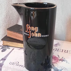 Vintage Wade English Pottery Long John Scotch Whisky Water jug.
