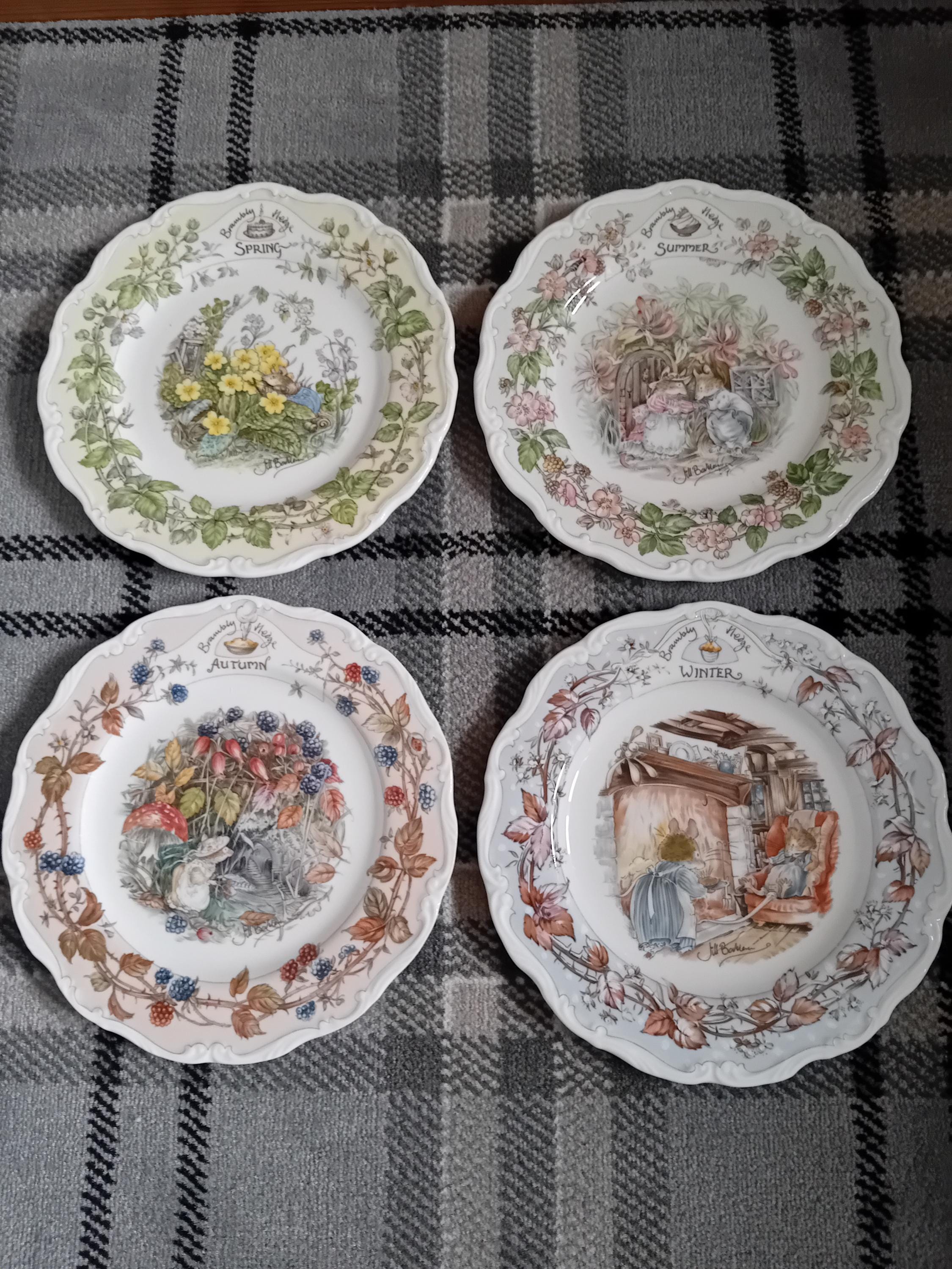 Brambly Hedge Four Seasons Plates - Etsy