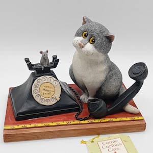 Comic Curious Cats - Etsy