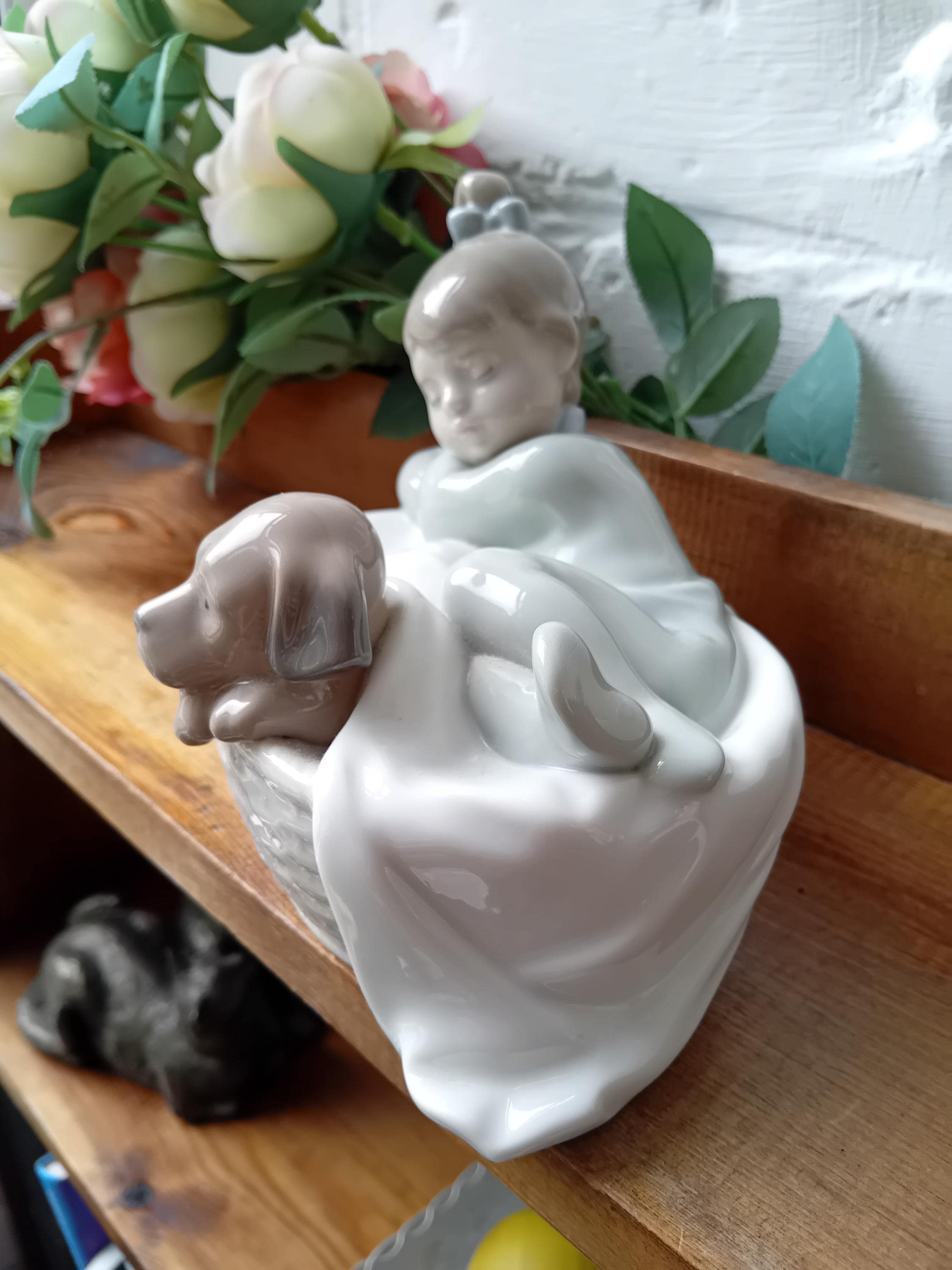 Nao by Lladro- A Basket for Two. No 1416 - Etsy Denmark
