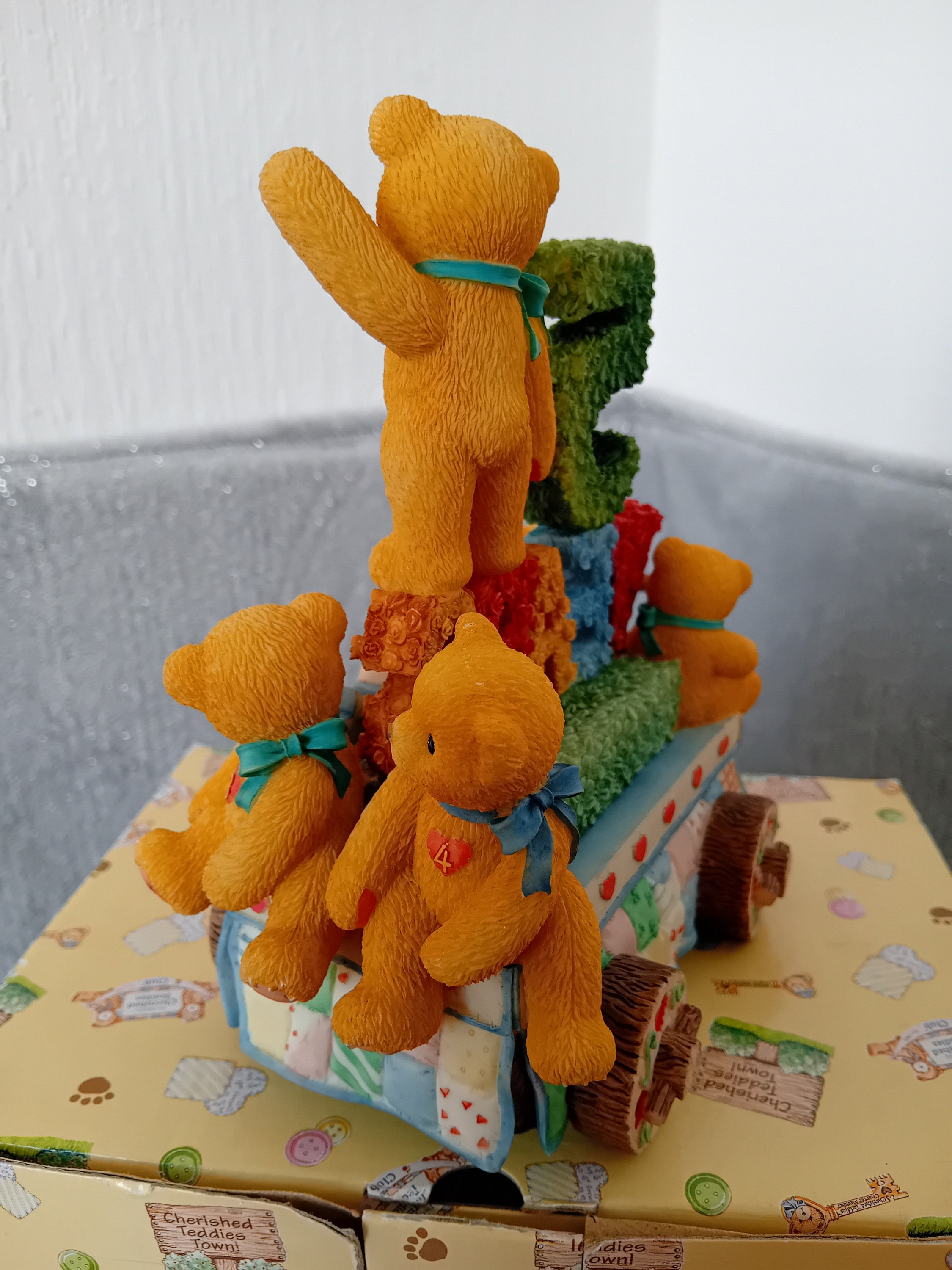 Cherished Teddies. Members Only 5th Anniversary Figure - Etsy Cherished Teddies. Members Only 5th Anniversary Figure - Etsy