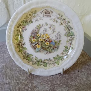 Brambly Hedge Four Seasons Plates - Etsy