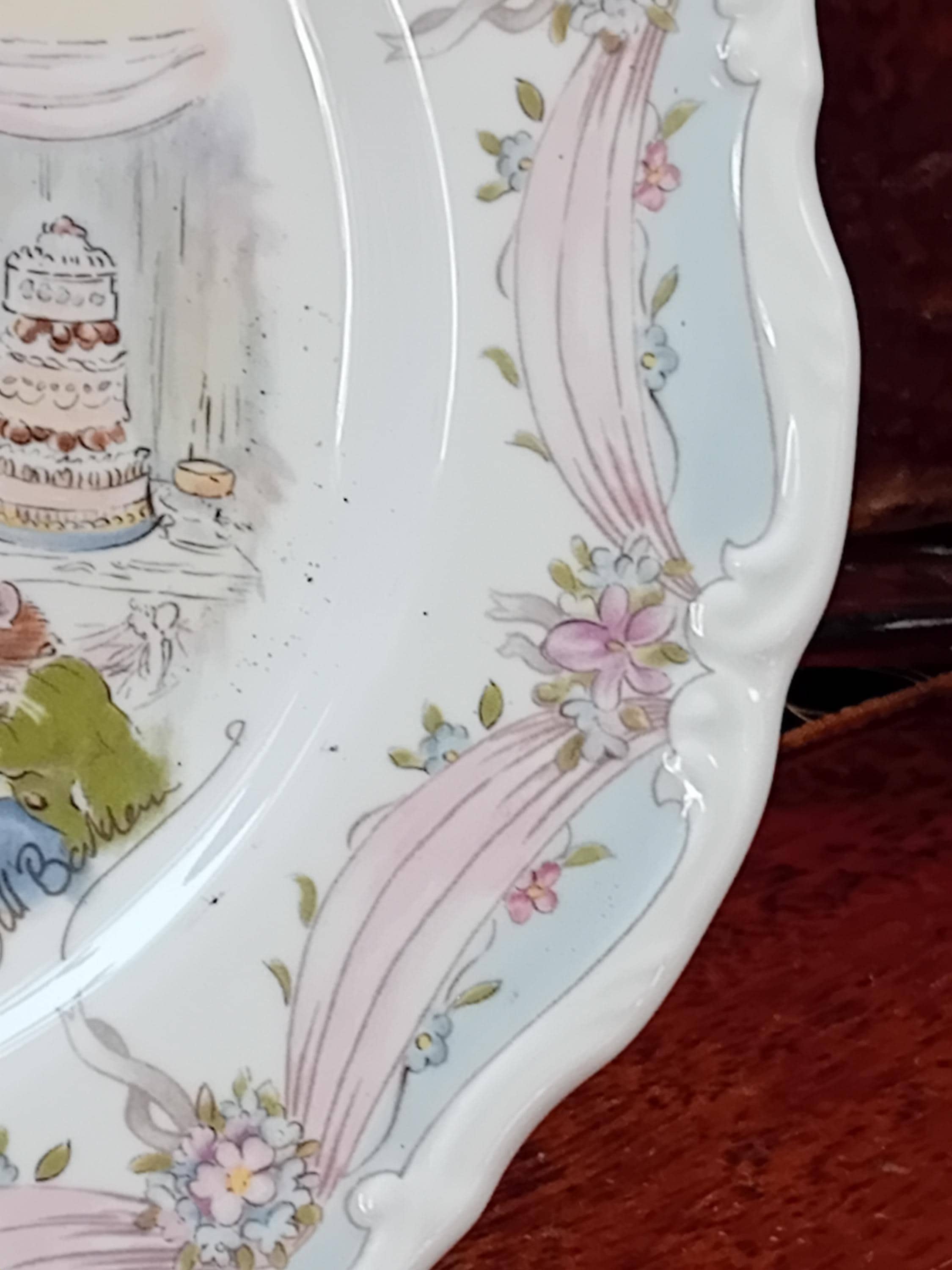 Vintage Brambly Hedge Collectors Plate.- the Wedding- Royal