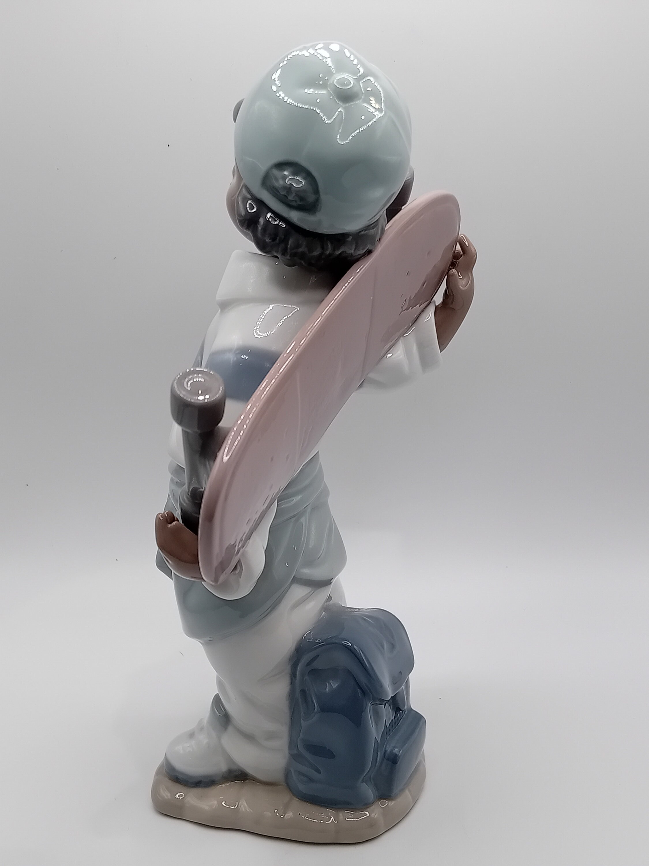 Nao by Lladro- Little Skateboarder No 1362 - Etsy