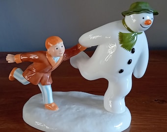 Coalport The Hug man コールポート スノーマン 置物 コールポート