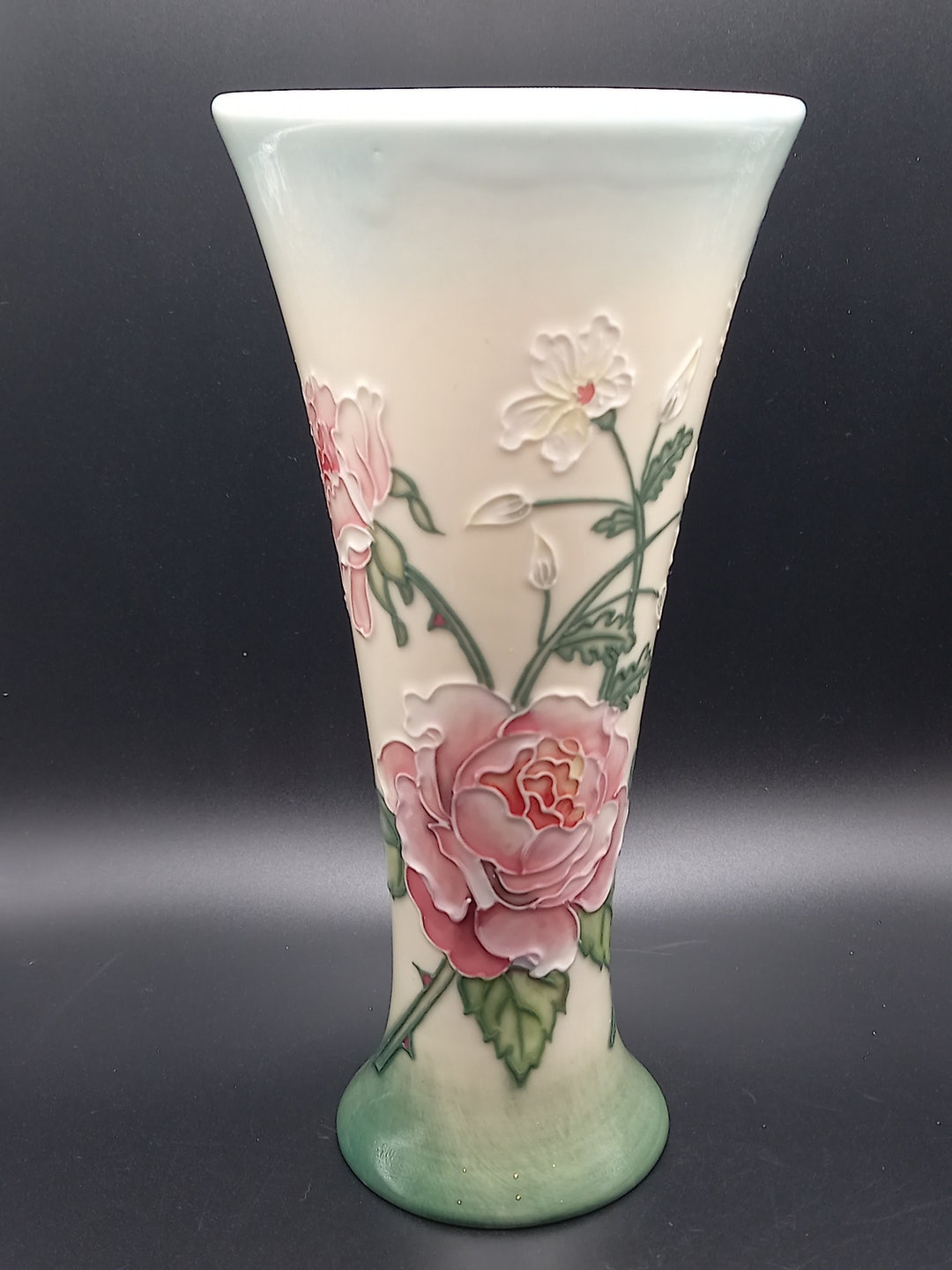Old Tupton Ware Floral Vase Etsy